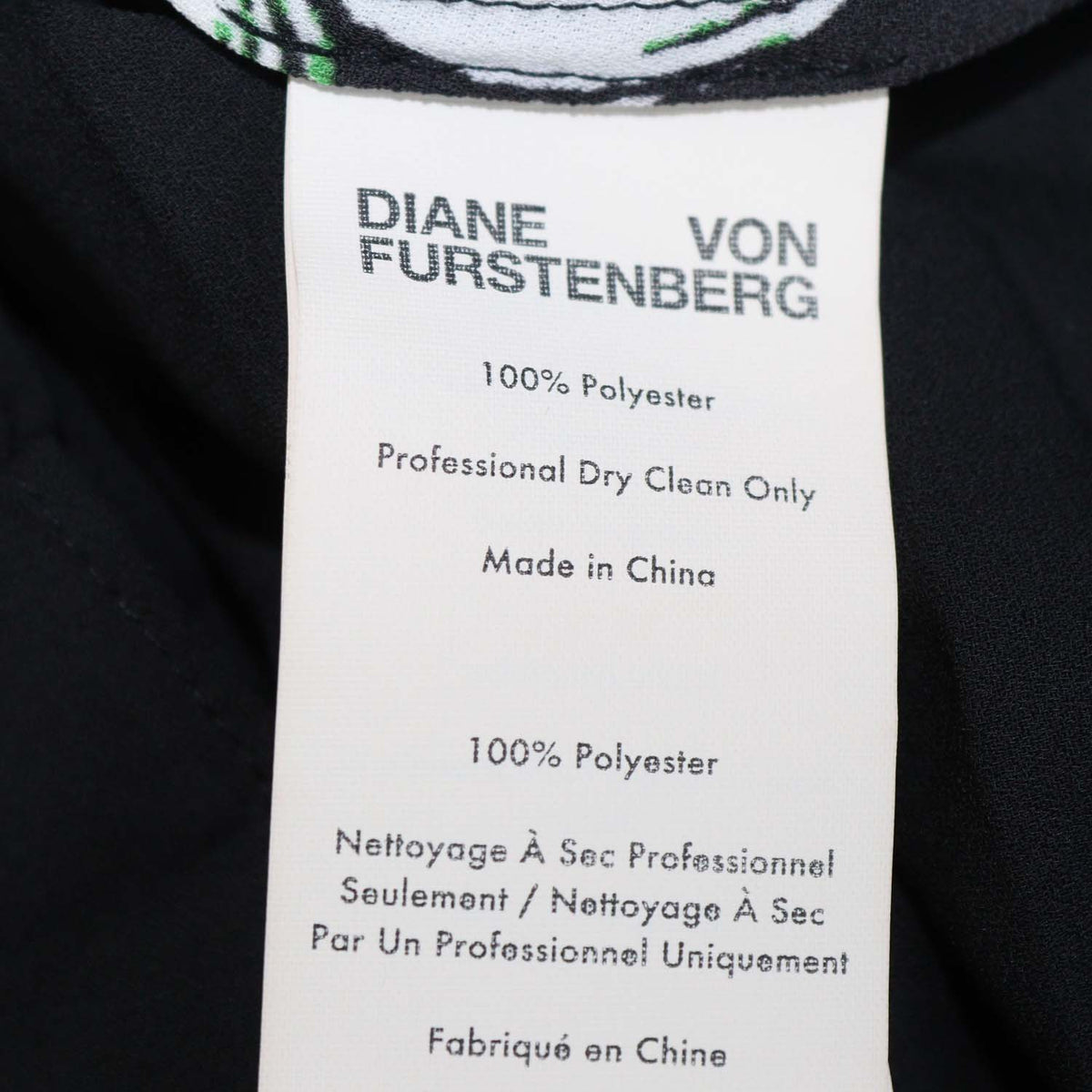 Diane Von Furstenberg Black Multicolor Floral Print Crepe Silvie Sleeveless Blouse