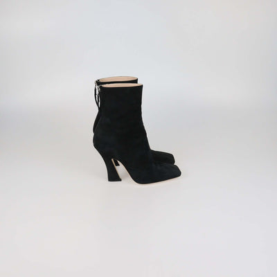Fendi Black Nubuck Ffreedom Ankle Boots