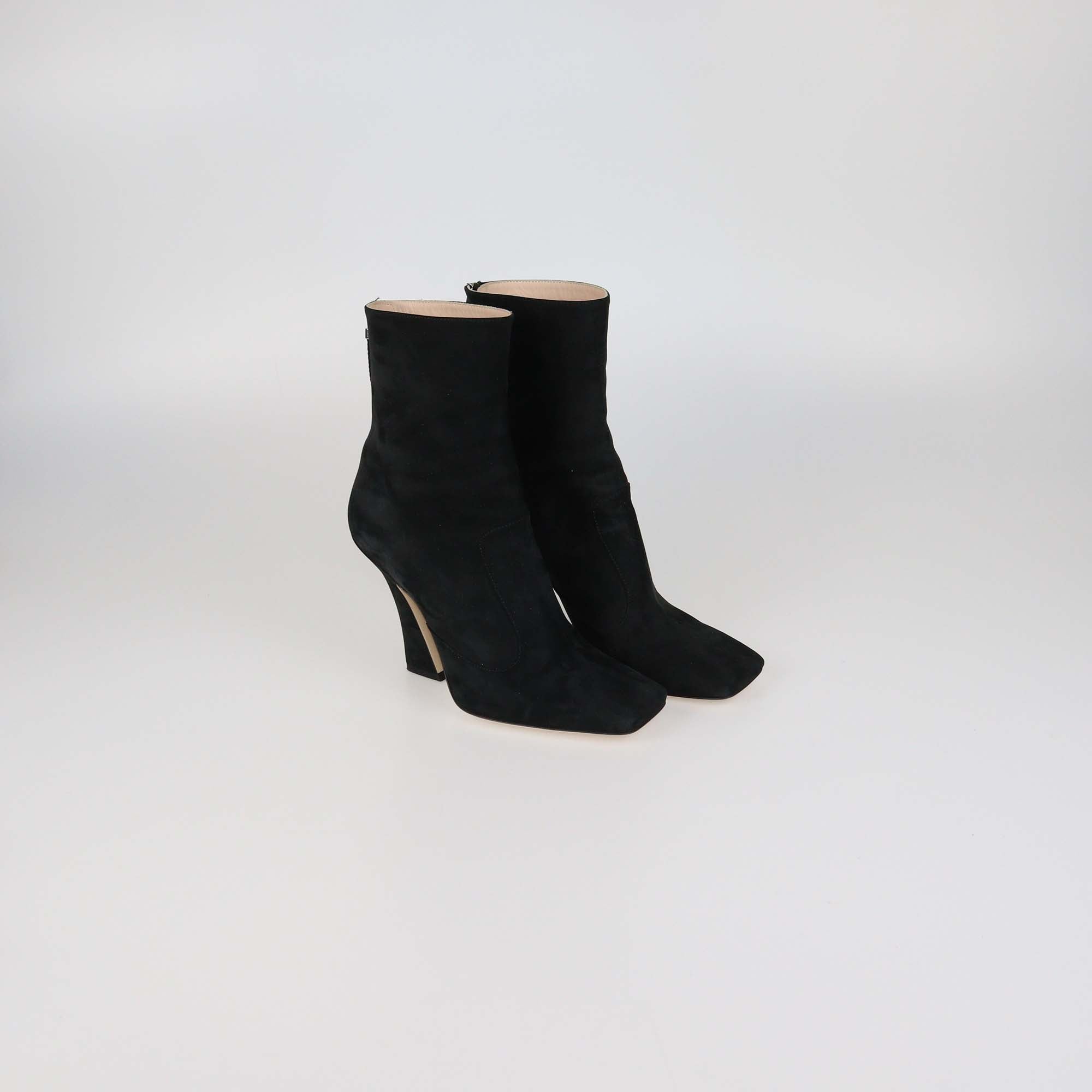Fendi Black Nubuck Ffreedom Ankle Boots