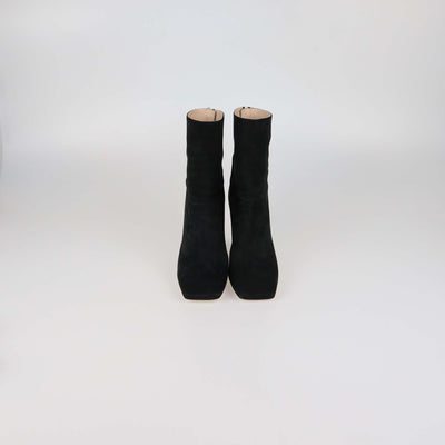 Fendi Black Nubuck Ffreedom Ankle Boots