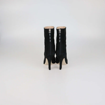 Fendi Black Nubuck Ffreedom Ankle Boots