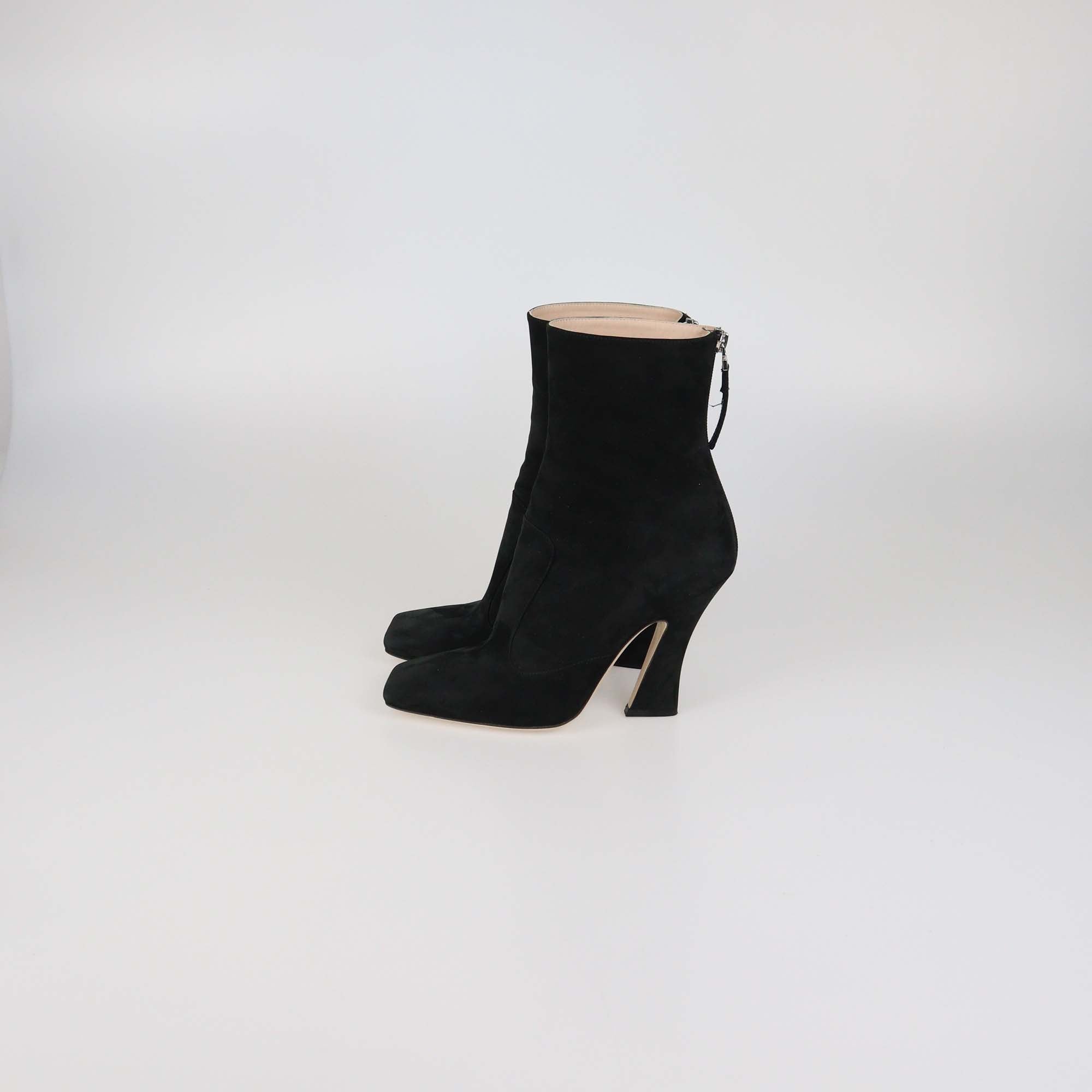Fendi Black Nubuck Ffreedom Ankle Boots
