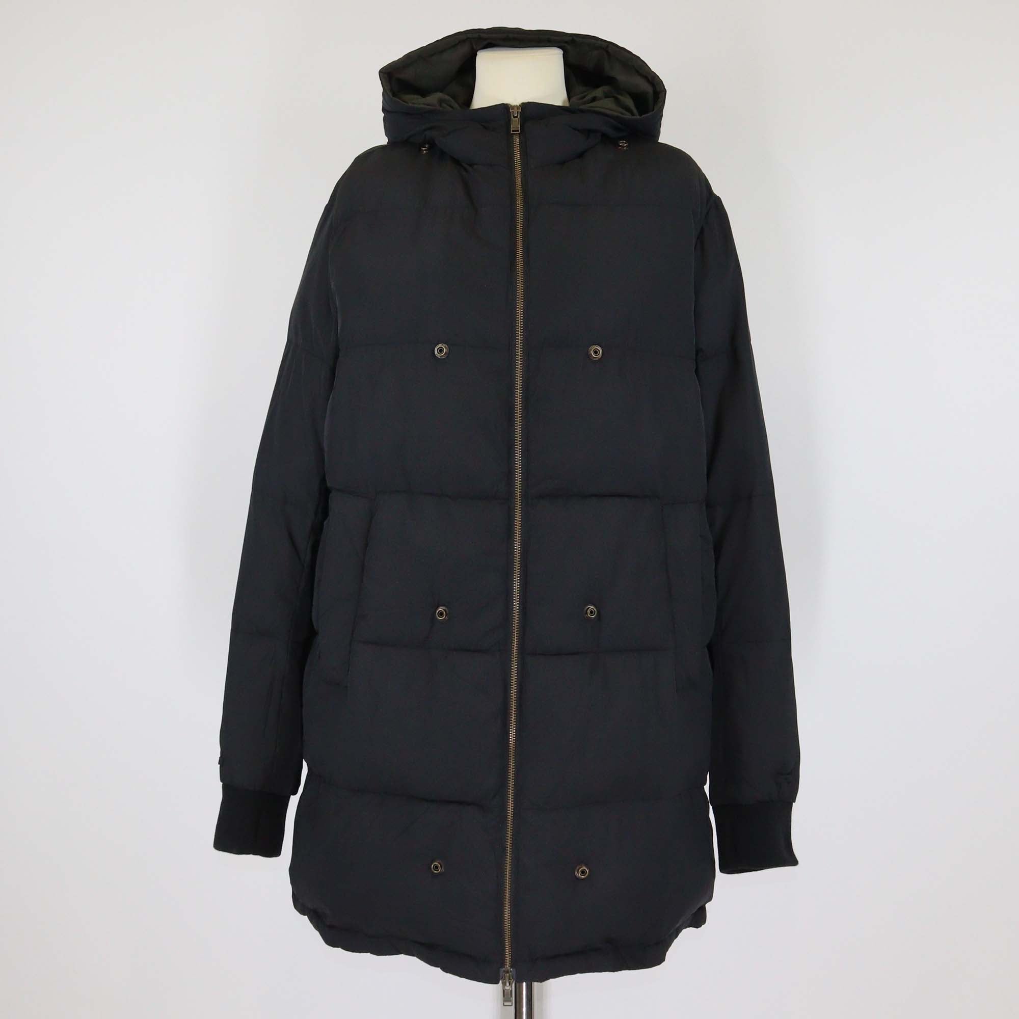 Zadig & Voltaire Army Green Detachable Lining Bob Parka Hoodie Jacket