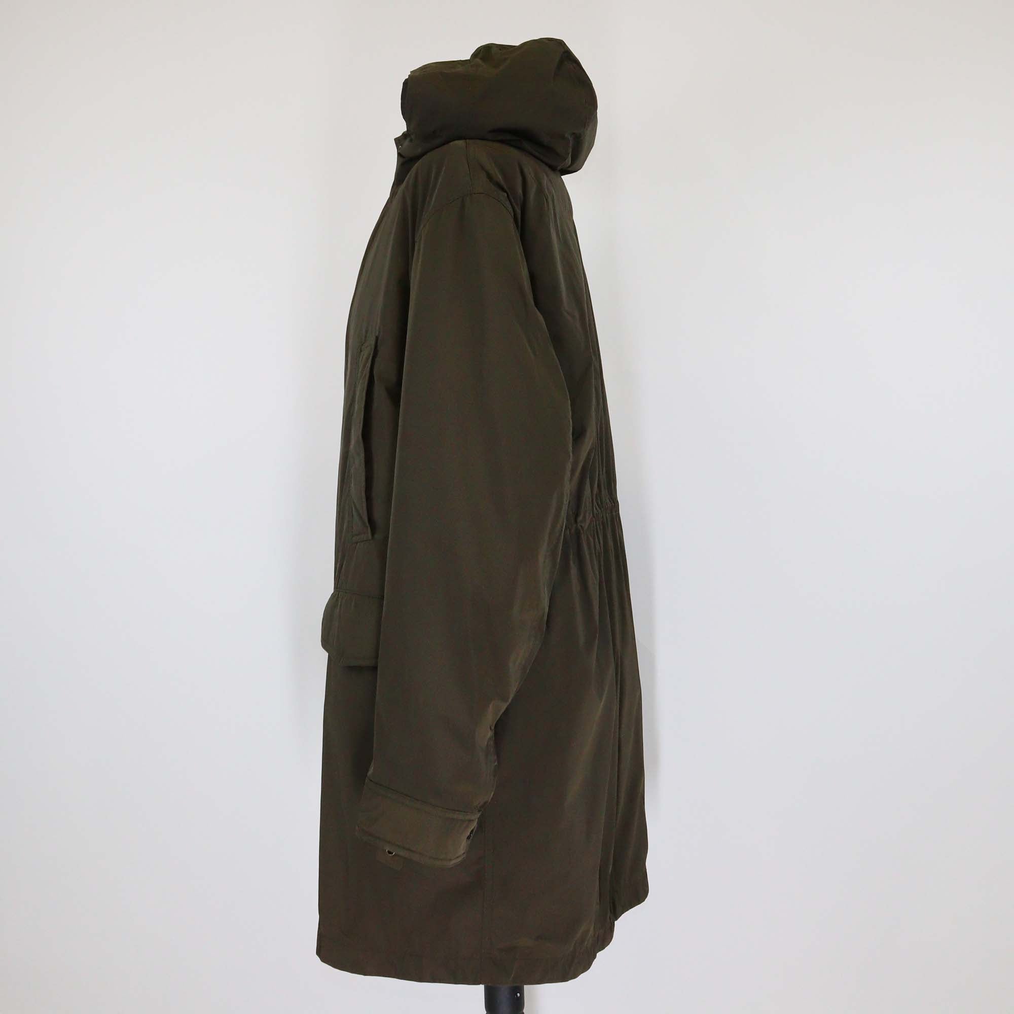 Zadig & Voltaire Army Green Detachable Lining Bob Parka Hoodie Jacket