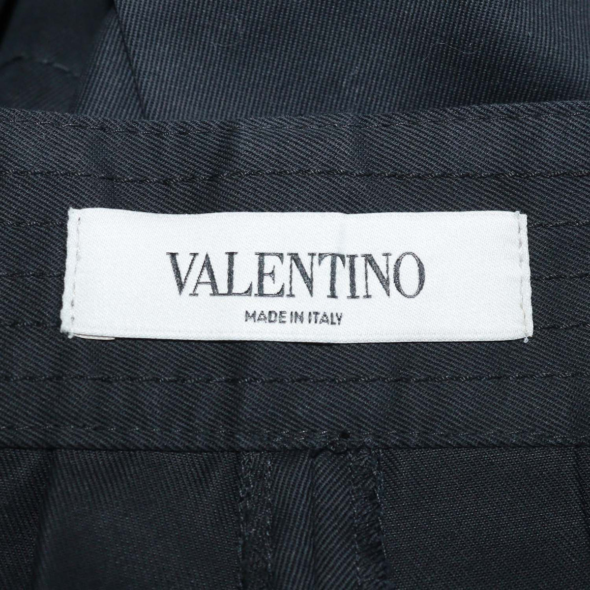 Valentino Black Cotton Beaded Butterfly Embellished Mini Short