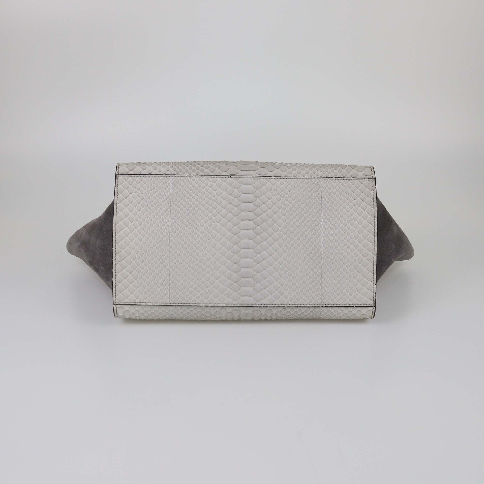 Celine Grey Medium Trapeze Top Handle Bag Womens Celine 