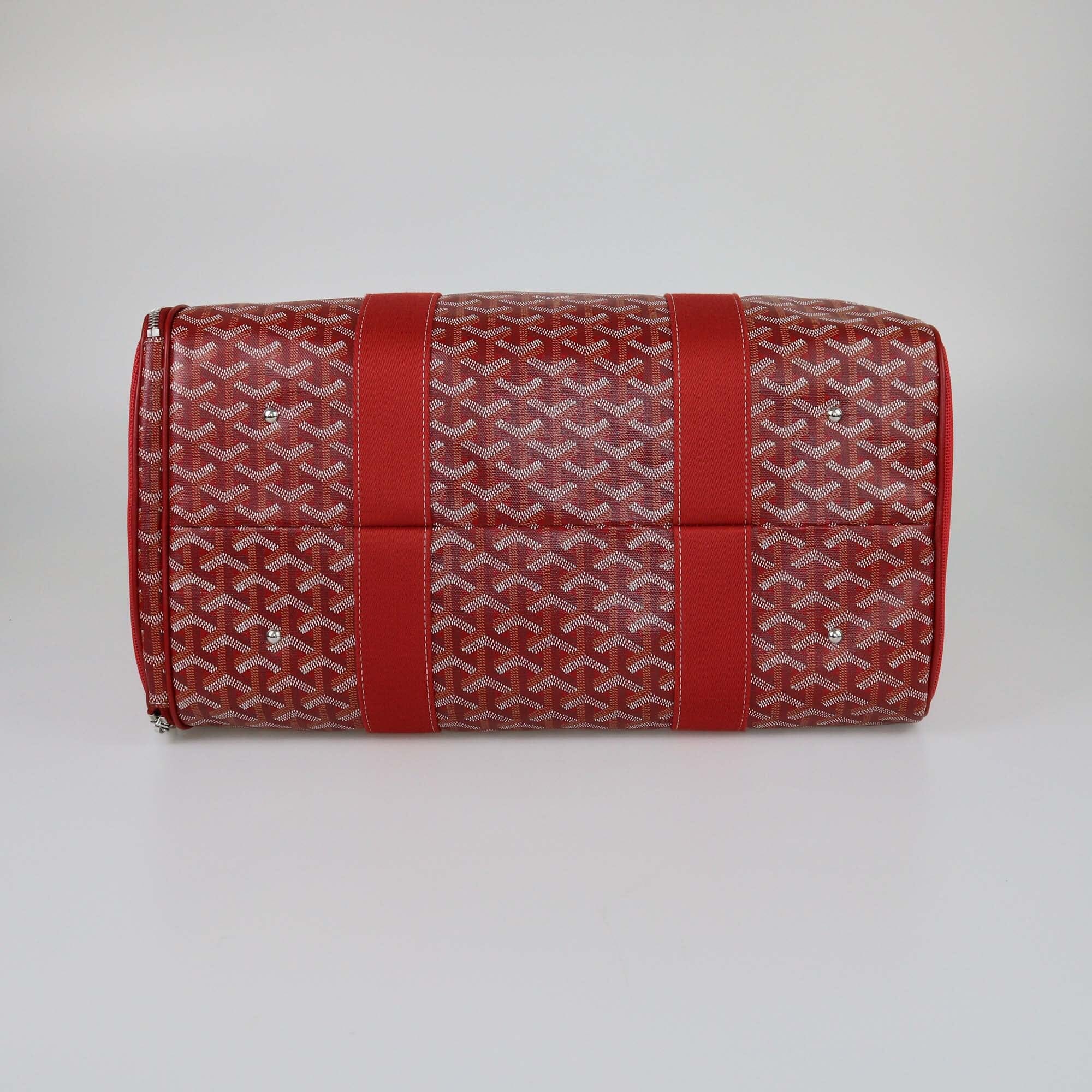 Goyard Red Goyardine Voltiguer Pet Carrier MM Bag Womens Goyard 