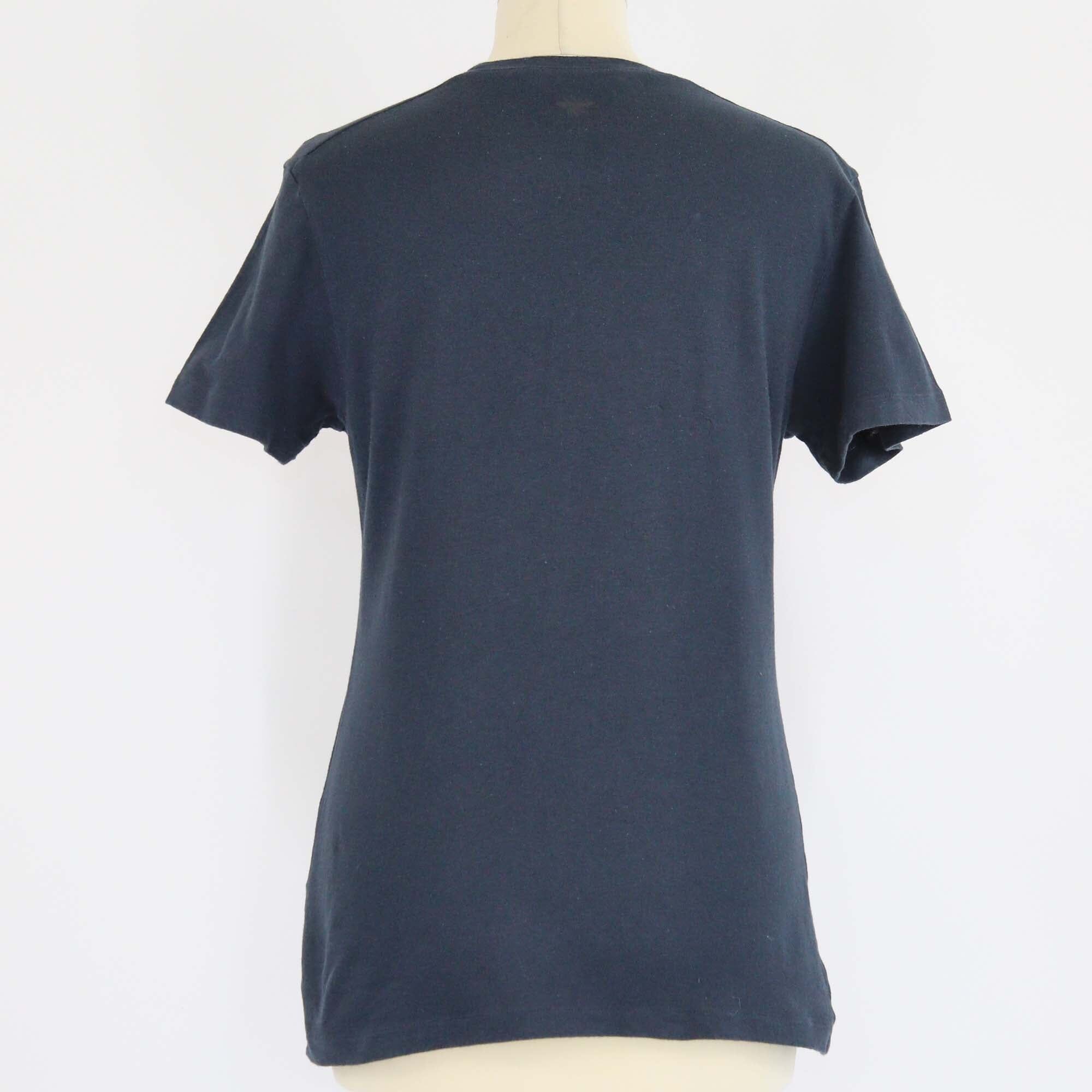 Christian Dior Navy Blue Cotton Feminist Print T-Shirt Womens Christian Dior 