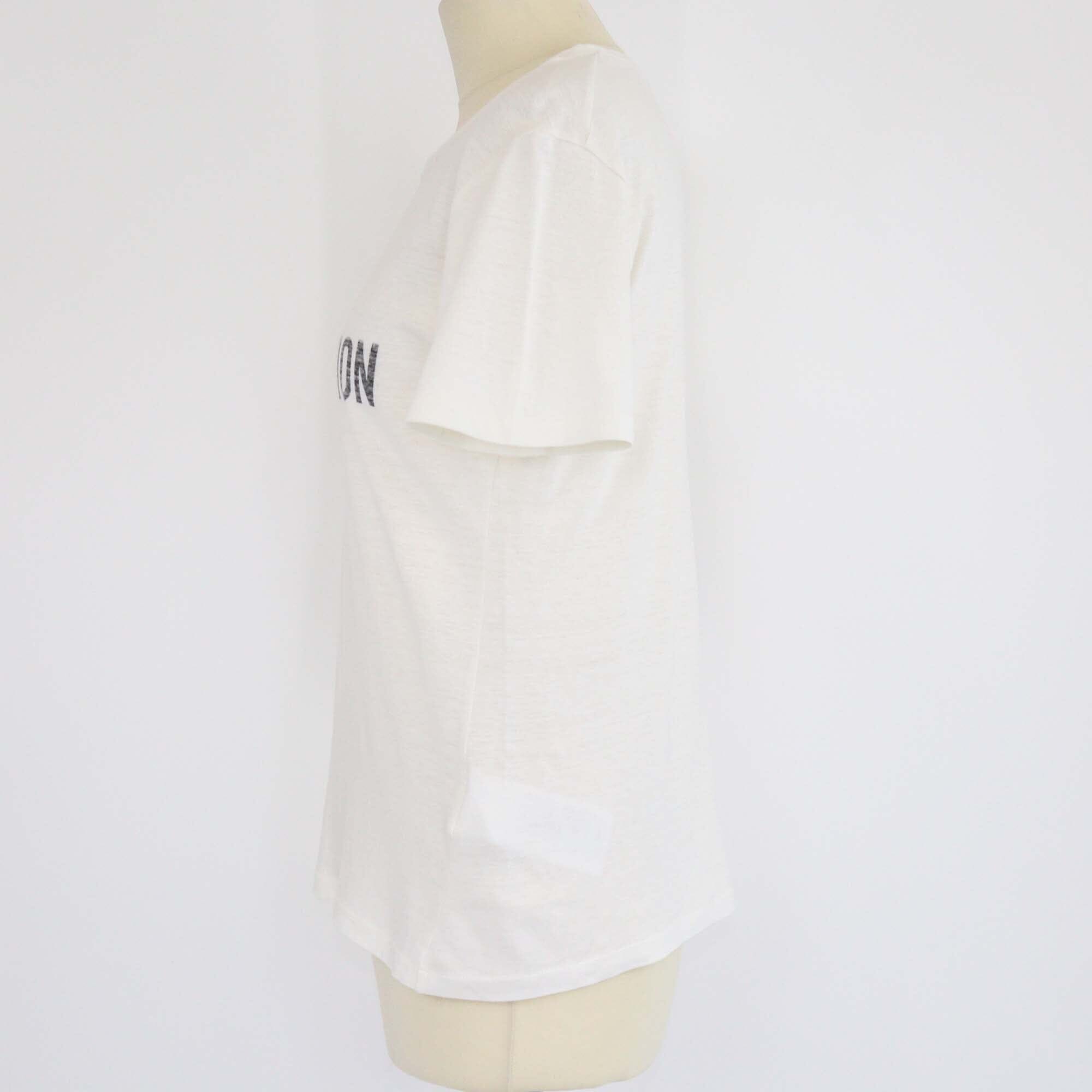 Christian Dior Off White Cotton Dio(r)evolution Print T-Shirt Womens Christian Dior 