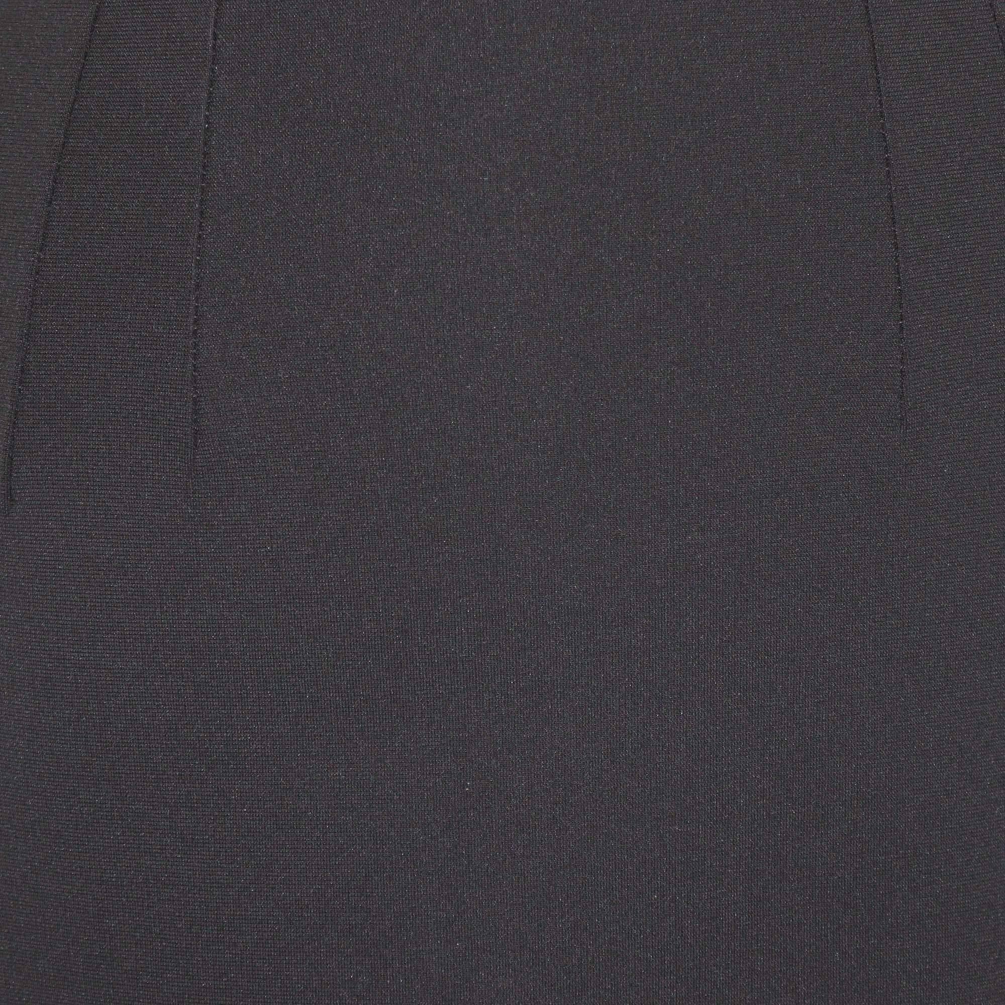 Dolce & Gabbana Black Blended Viscose Pleated Mini Skirt Womens Dolce & Gabbana 
