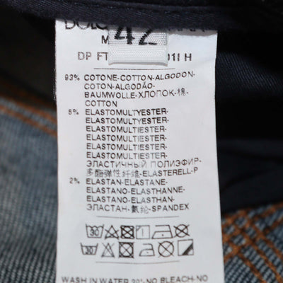 Dolce & Gabbana Dark Blue Denim Flared Pants