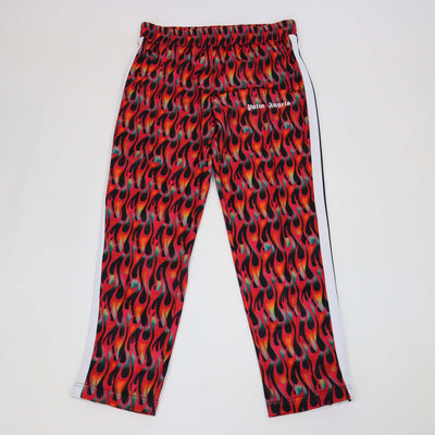 Palm Angels Multicolor Jersey Burning Print Track Pants