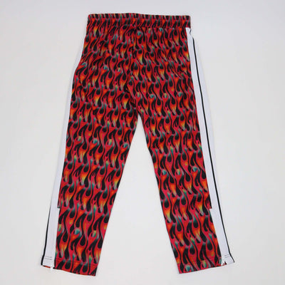 Palm Angels Multicolor Jersey Burning Print Track Pants