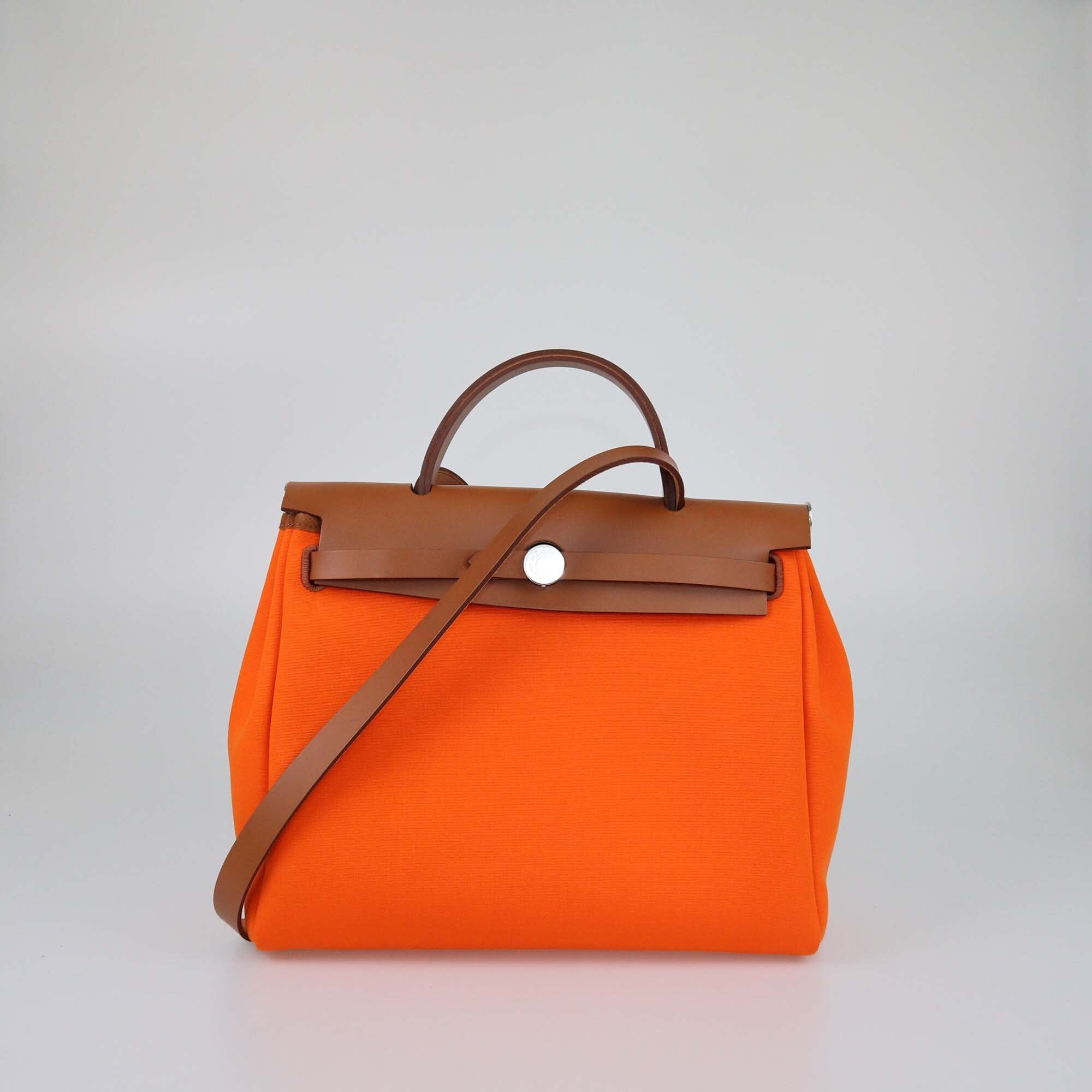 Hermes Orange Herbag 31 Bag Womens Hermes 