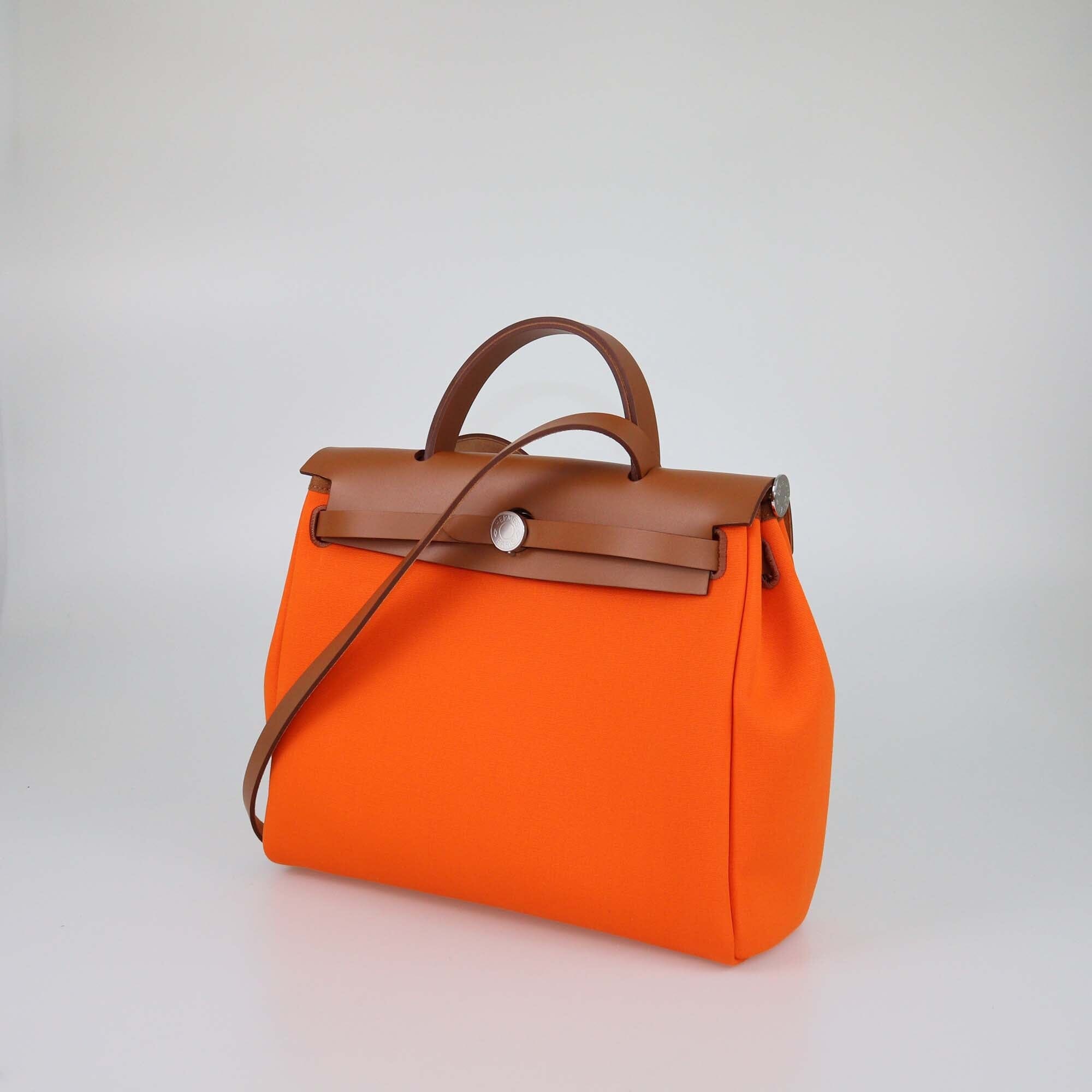 Hermes Orange Herbag 31 Bag Womens Hermes 