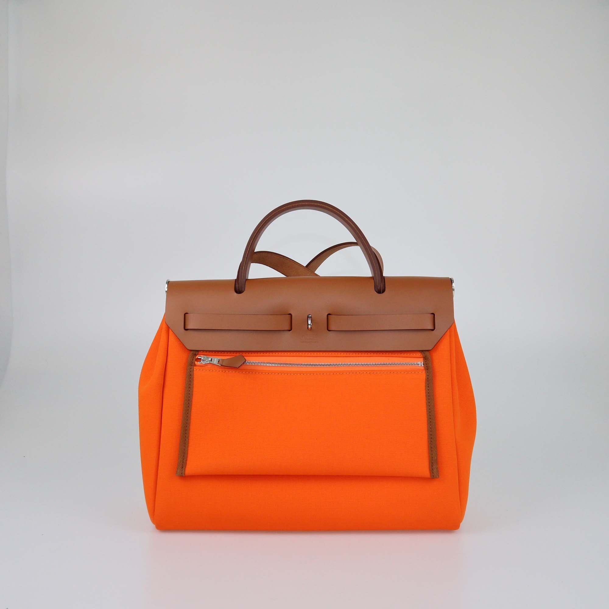 Hermes Orange Herbag 31 Bag Womens Hermes 