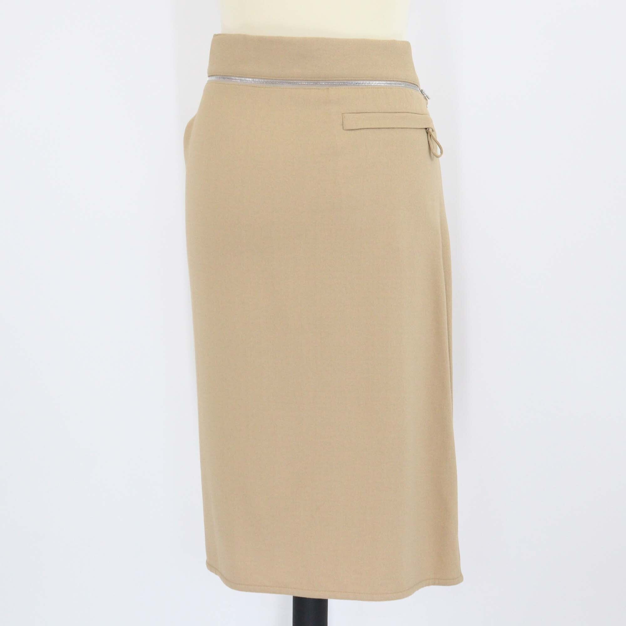 Jacquemus Beige Blended Fabric Le Papier La Juve Draggiu Midi Skirt Womens Jaquemus 