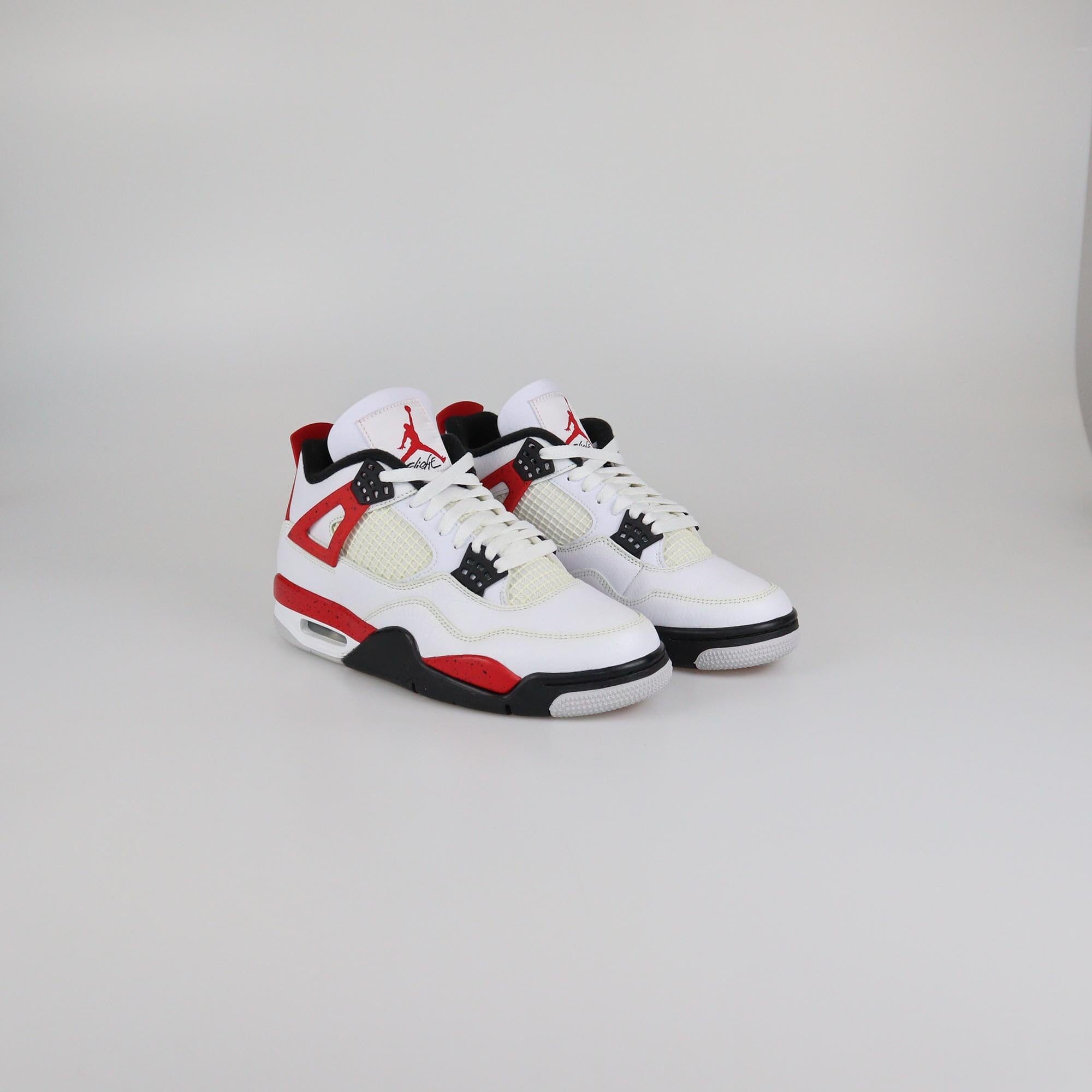 Air Jordan Red Cement Jordan 4 Retro Sneakers Mens Air Jordan 