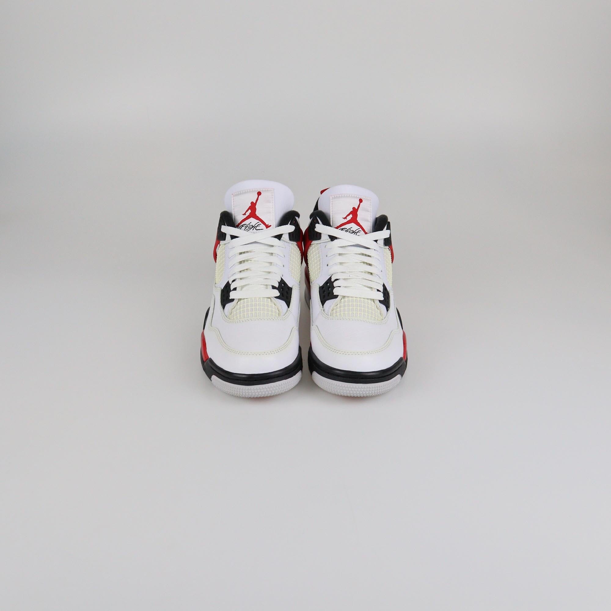 Air Jordan Red Cement Jordan 4 Retro Sneakers Mens Air Jordan 