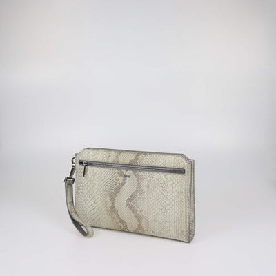 Christian Dior Beige Python A5 Pouch