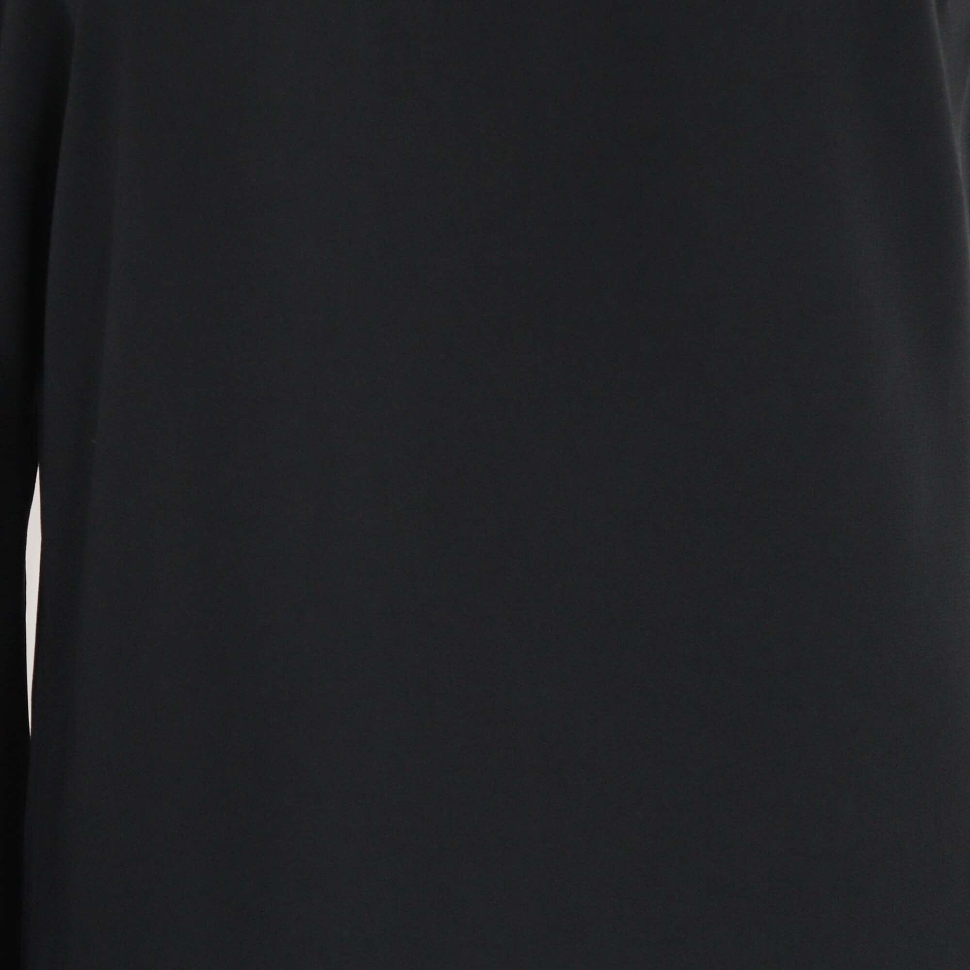 Taller Marmo Black Acetate Asymmetric Balear Maxi Dress Womens Taller Marmo 