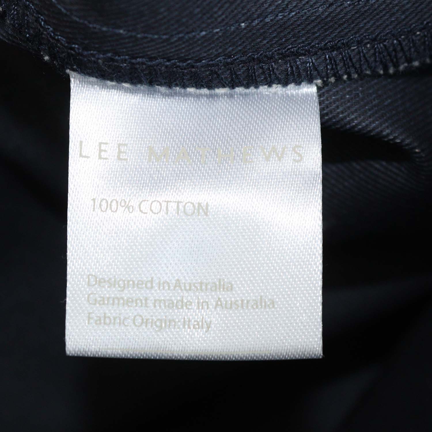 Lee Mathews Beige Cotton Pocket Short Sleeve Long Dress