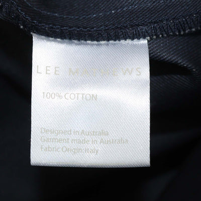 Lee Mathews Beige Cotton Pocket Short Sleeve Long Dress