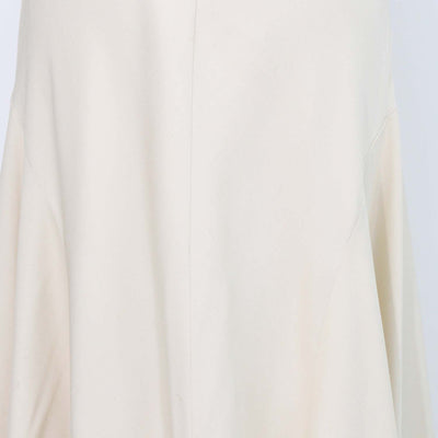Loro Piana Beige Silk Giustina Midi Skirt