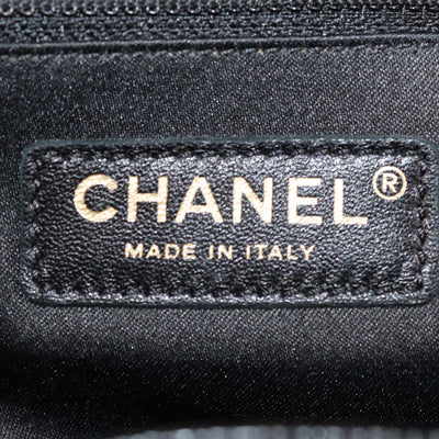 Chanel Black Quilted Caviar Leather XL Grand Shopping Tote