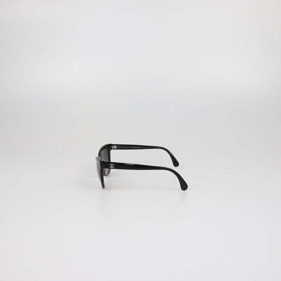 Chanel Black Gradient CC Cat Eye Sunglasses
