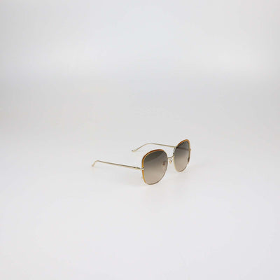 Gucci Yellow/Brown Gradient Oversized Square Sunglasses