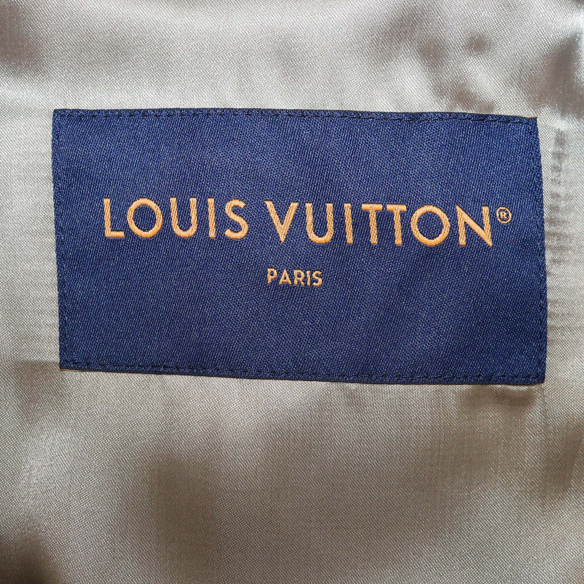 Louis Vuitton Beige Cotton Canvas Workwear Blouson Jacket