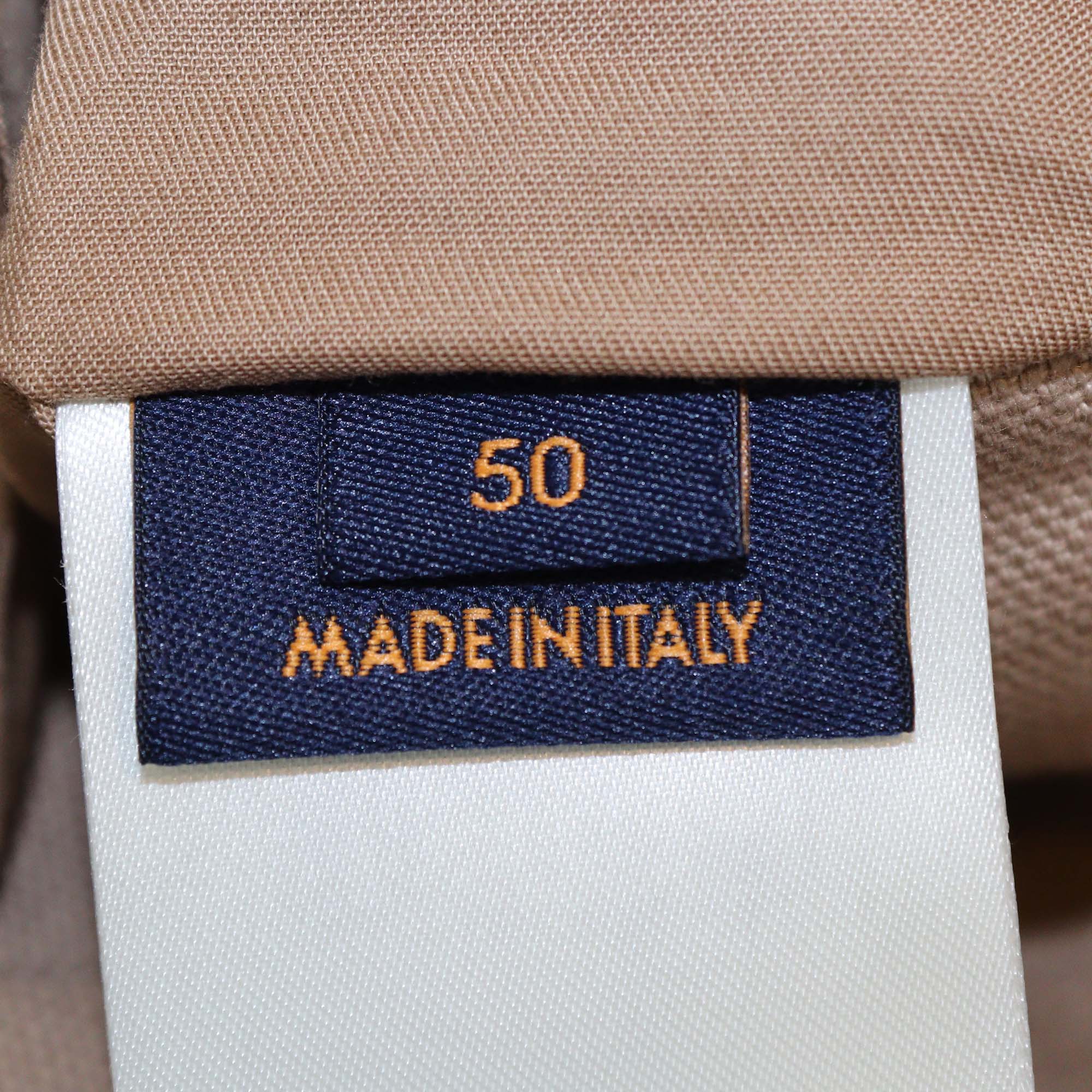 Louis Vuitton Beige Cotton Canvas Workwear Blouson Jacket