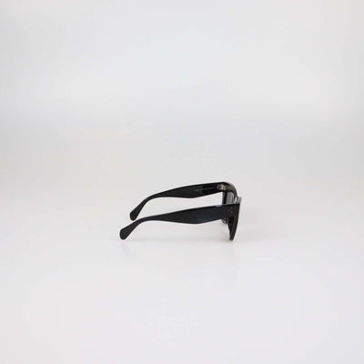 Celine Black Acetate Wayfarer Sunglasses