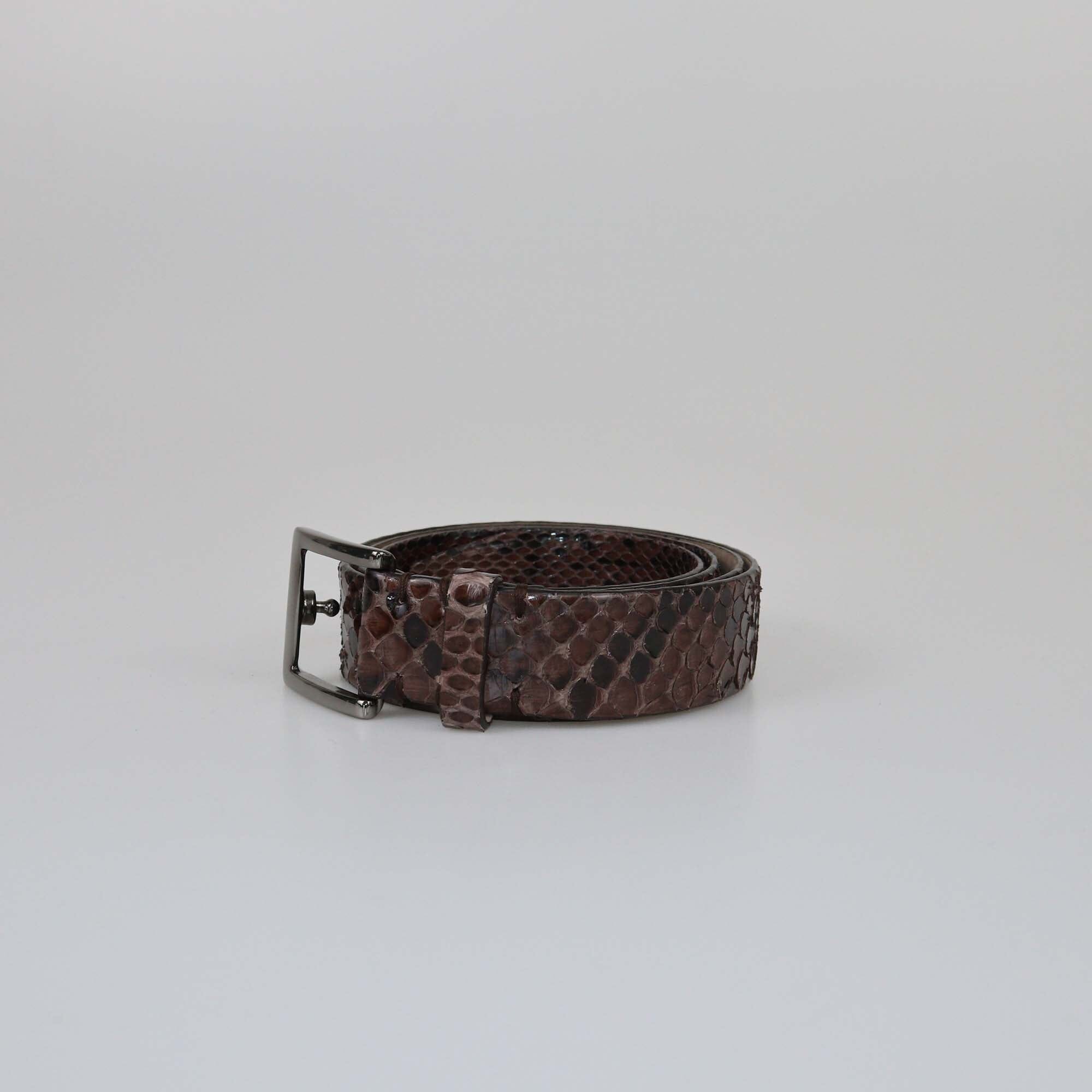 Brunello Cucinelli Brown Buckle Belt Womens Brunello Cucinelli 