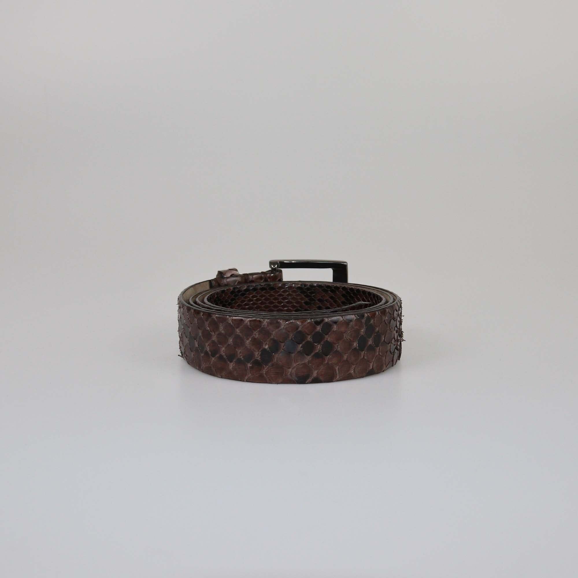 Brunello Cucinelli Brown Buckle Belt Womens Brunello Cucinelli 