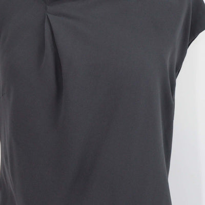 Brunello Cucinelli Dark Grey Silk Beaded Strap Sleeveless Maxi Dress