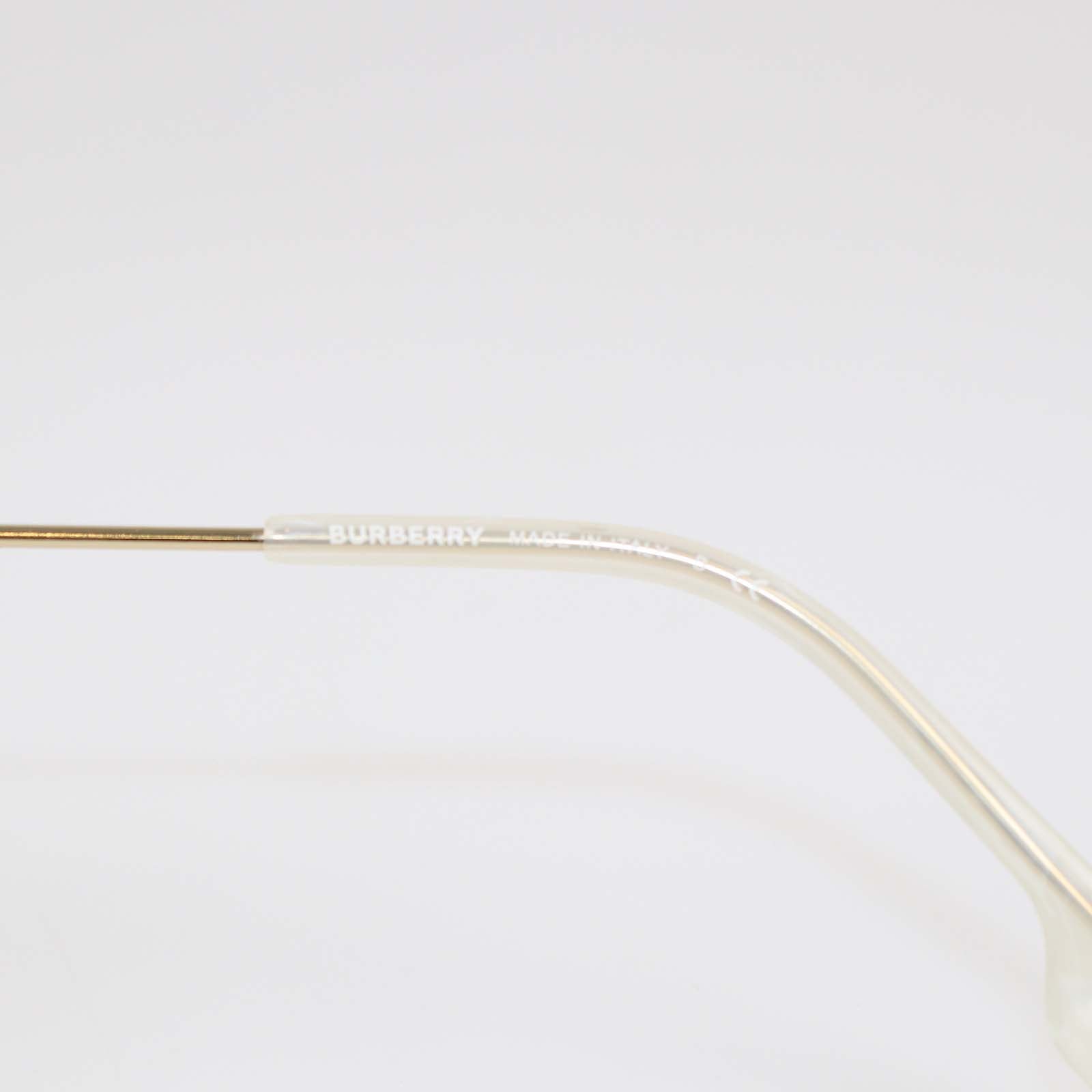 Burberry White/Brown Gradient Square Sunglasses