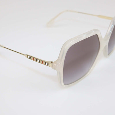 Burberry White/Brown Gradient Square Sunglasses