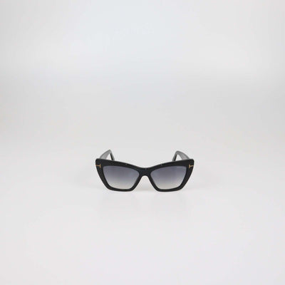 Tom Ford Black Acetate Wyatt Sunglasses