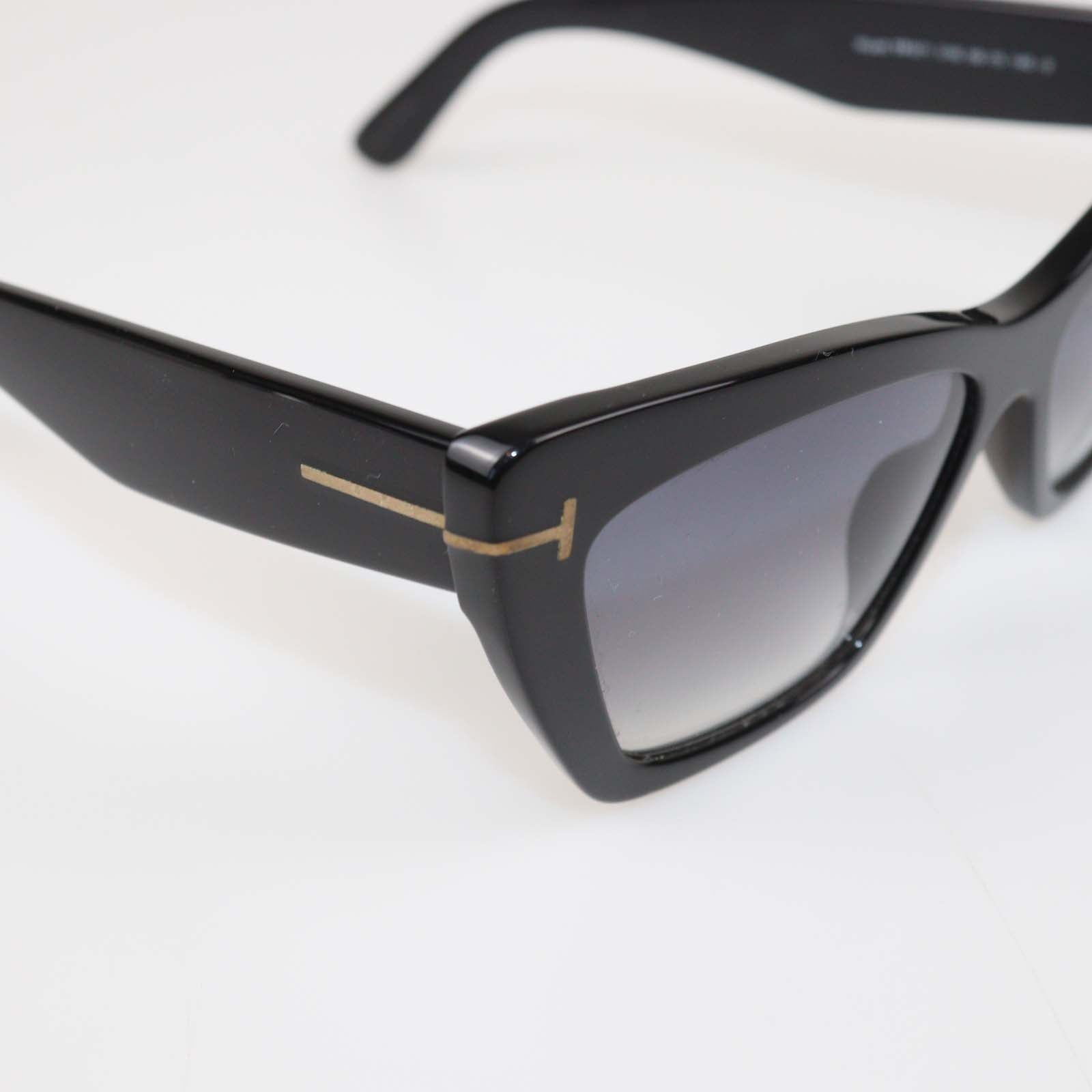 Tom Ford Black Acetate Wyatt Sunglasses