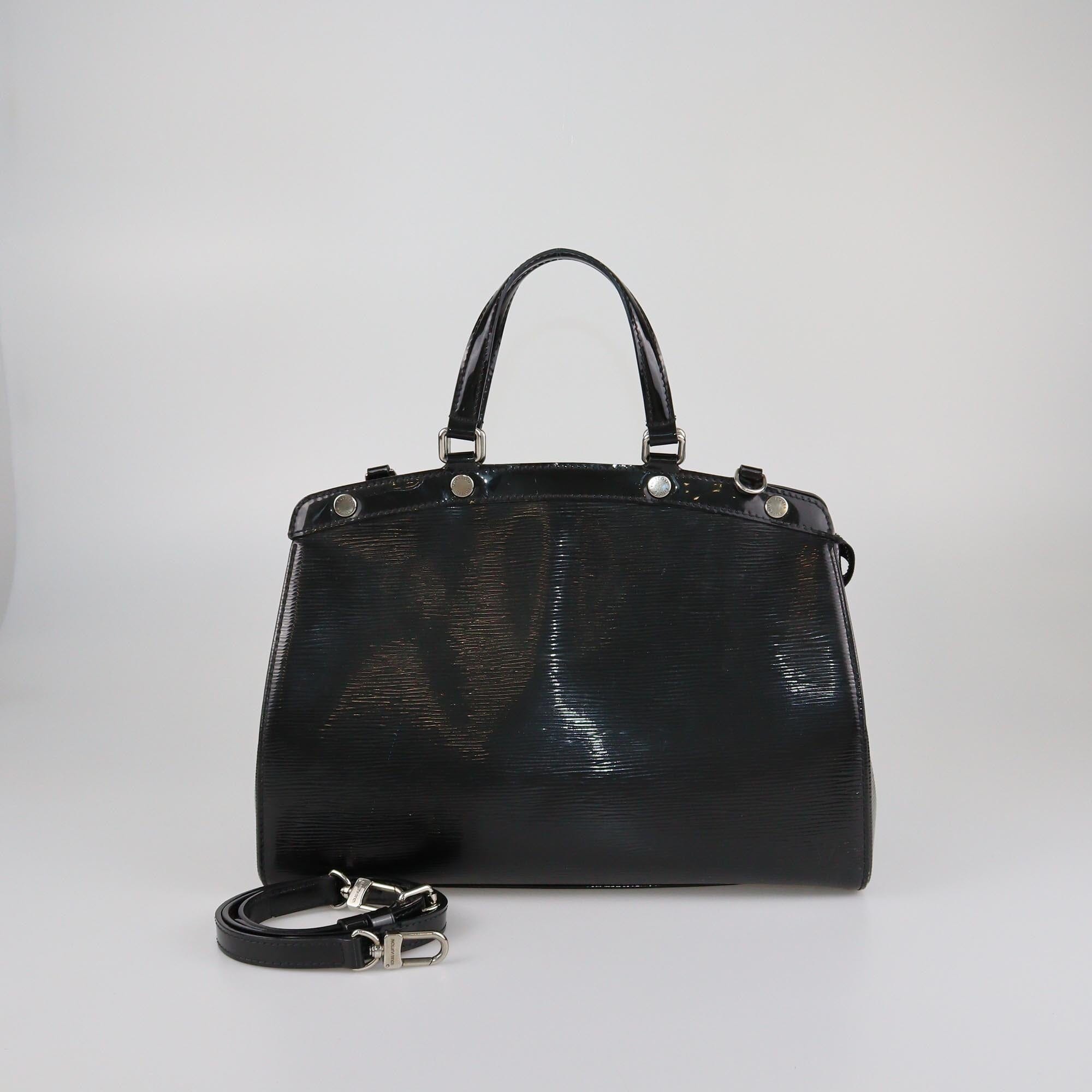 Louis Vuitton Black Electric Epi Leather Brea MM Bag Womens Louis Vuitton 