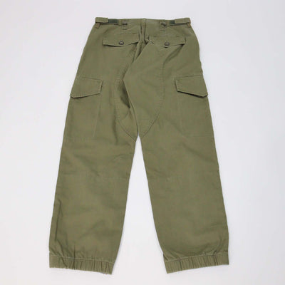 Denim X Alexander Wang Washed Blue/Khaki Slack Mix Distressed Pants
