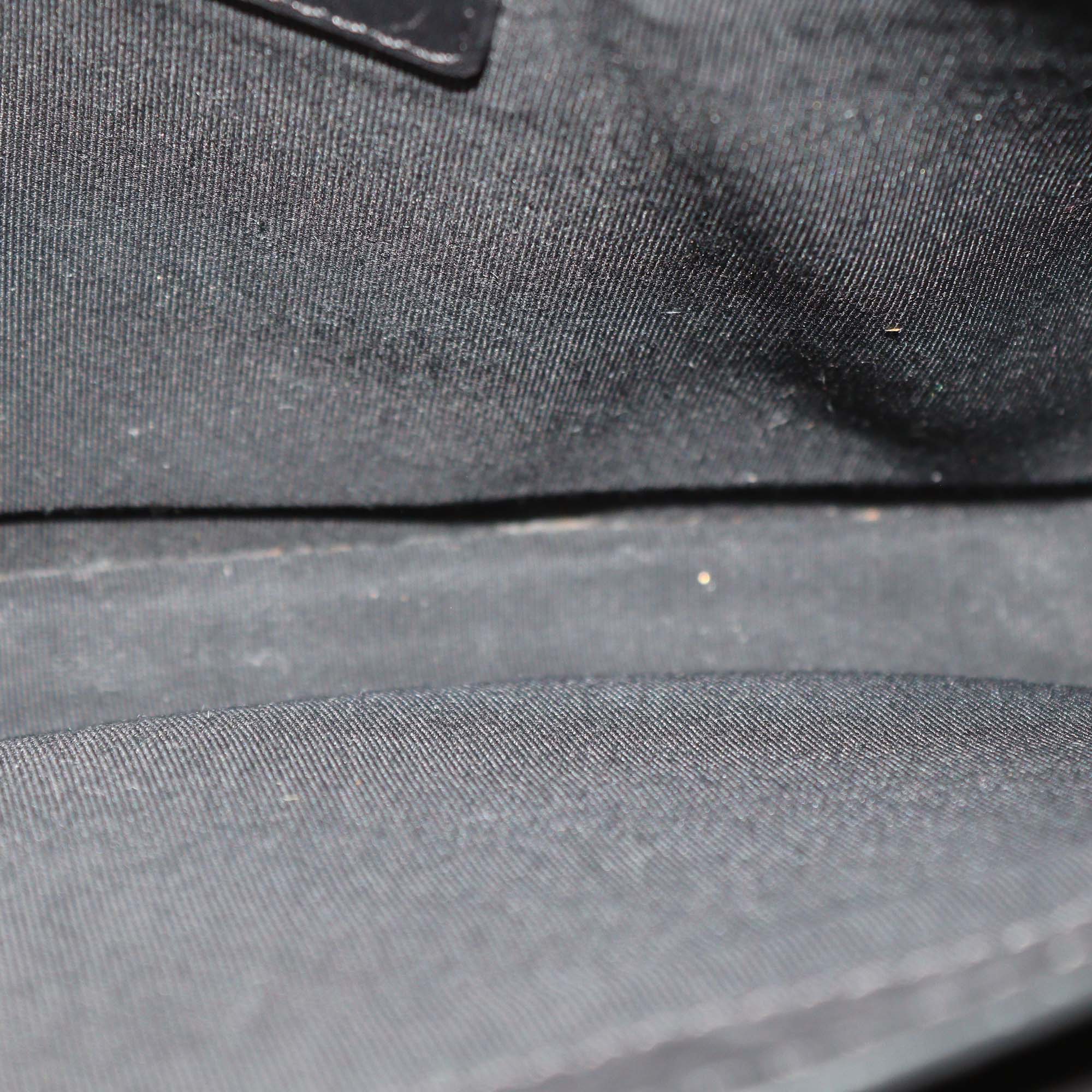 Chanel Black Quilted Leather Double Compartment Flap Bag