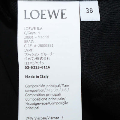 Loewe Black Blend Viscose Cargo Pants
