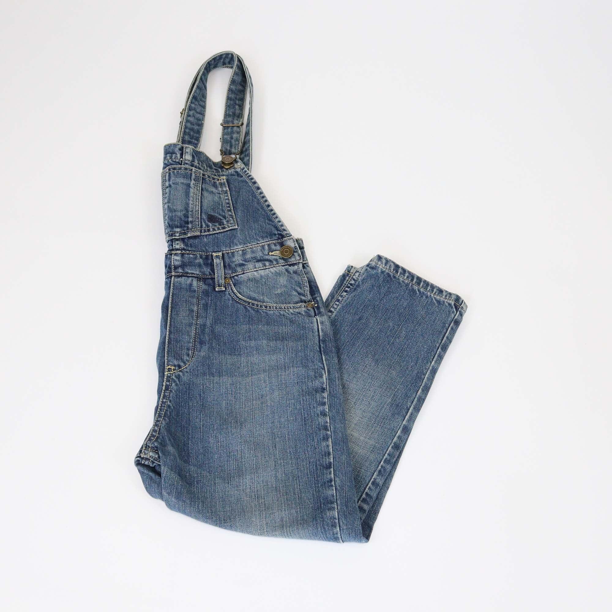 Burberry Kids True Indigo Denim Jumpsuit Womens Burberry Kids 