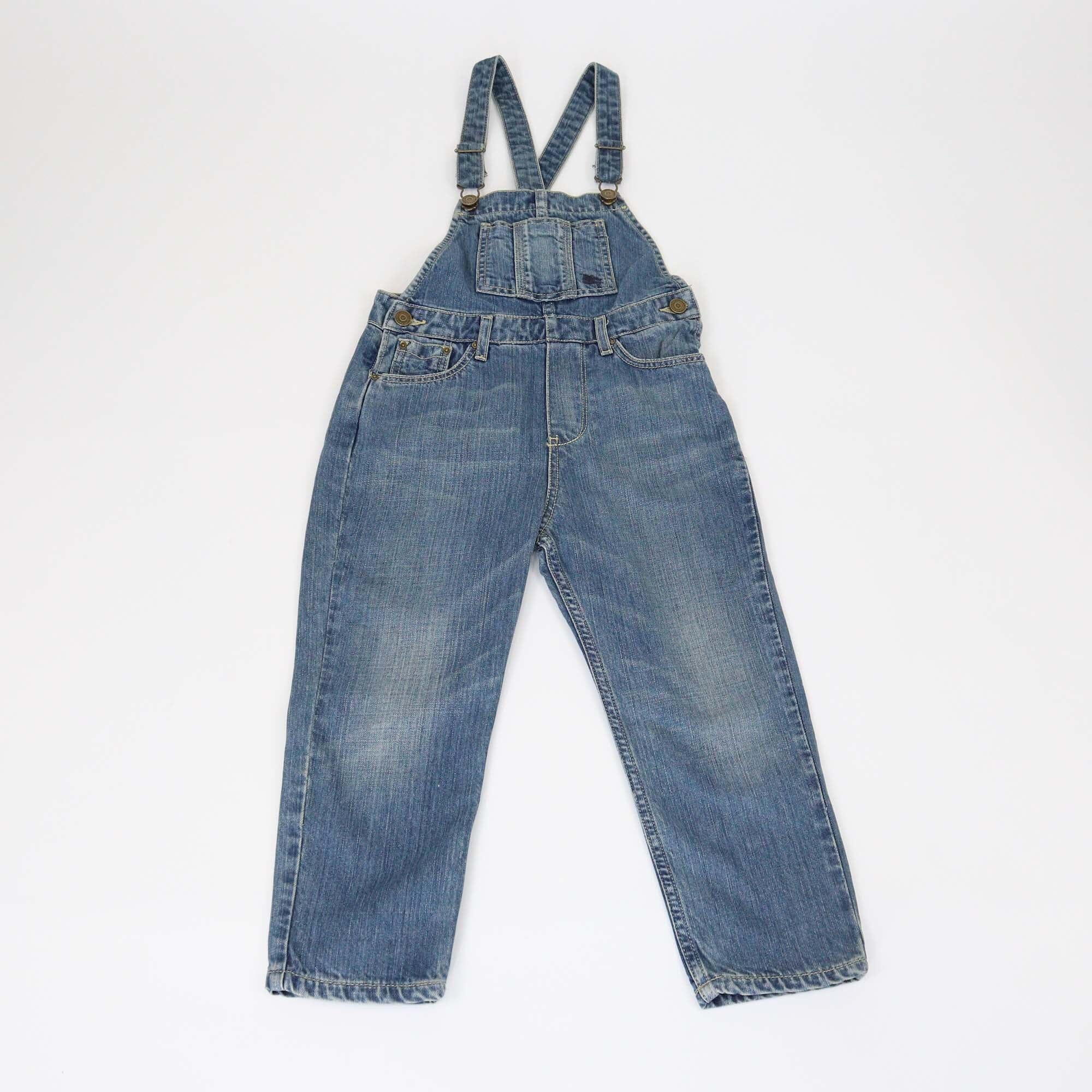 Burberry Kids True Indigo Denim Jumpsuit Kids Burberry Kids 