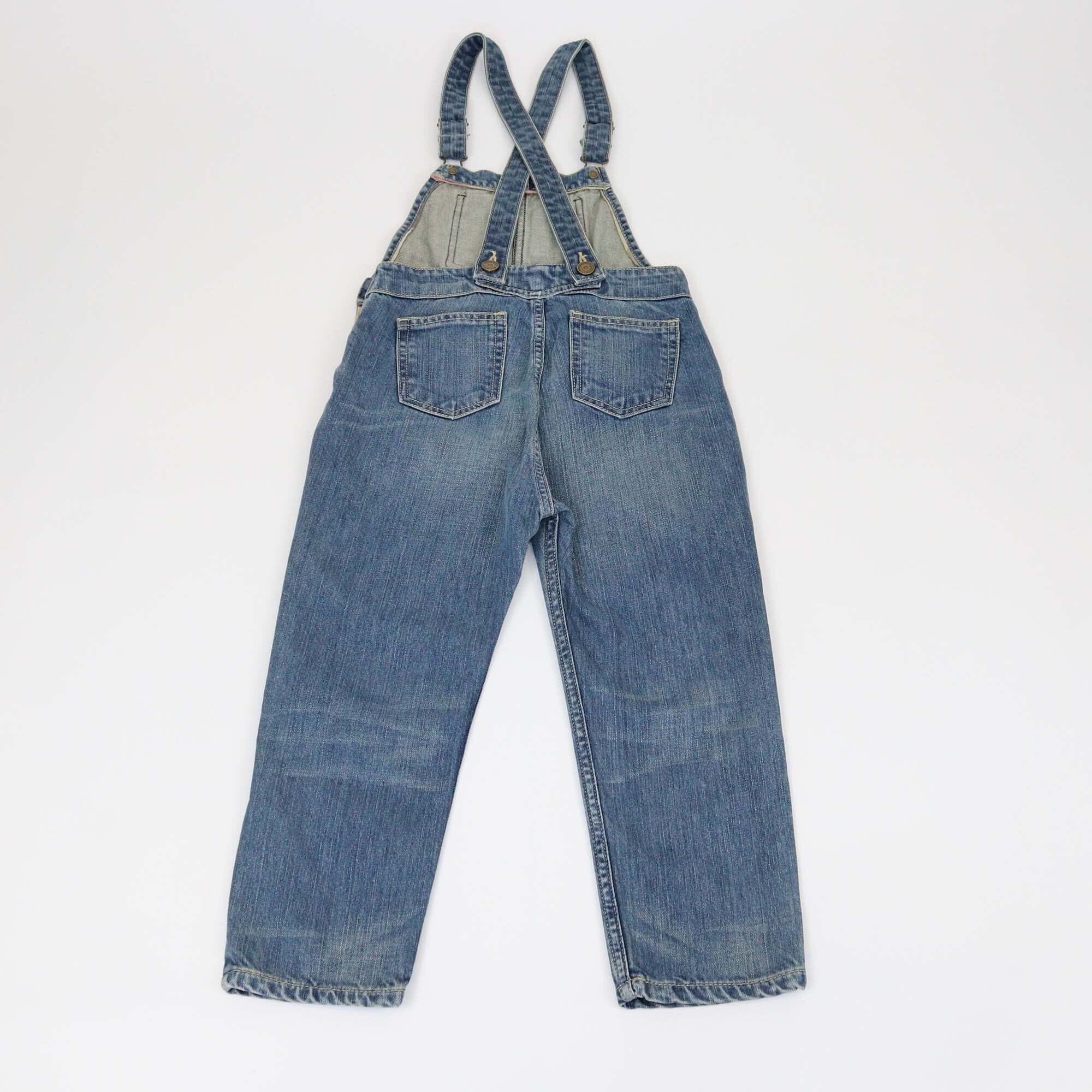 Burberry Kids True Indigo Denim Jumpsuit Kids Burberry Kids 
