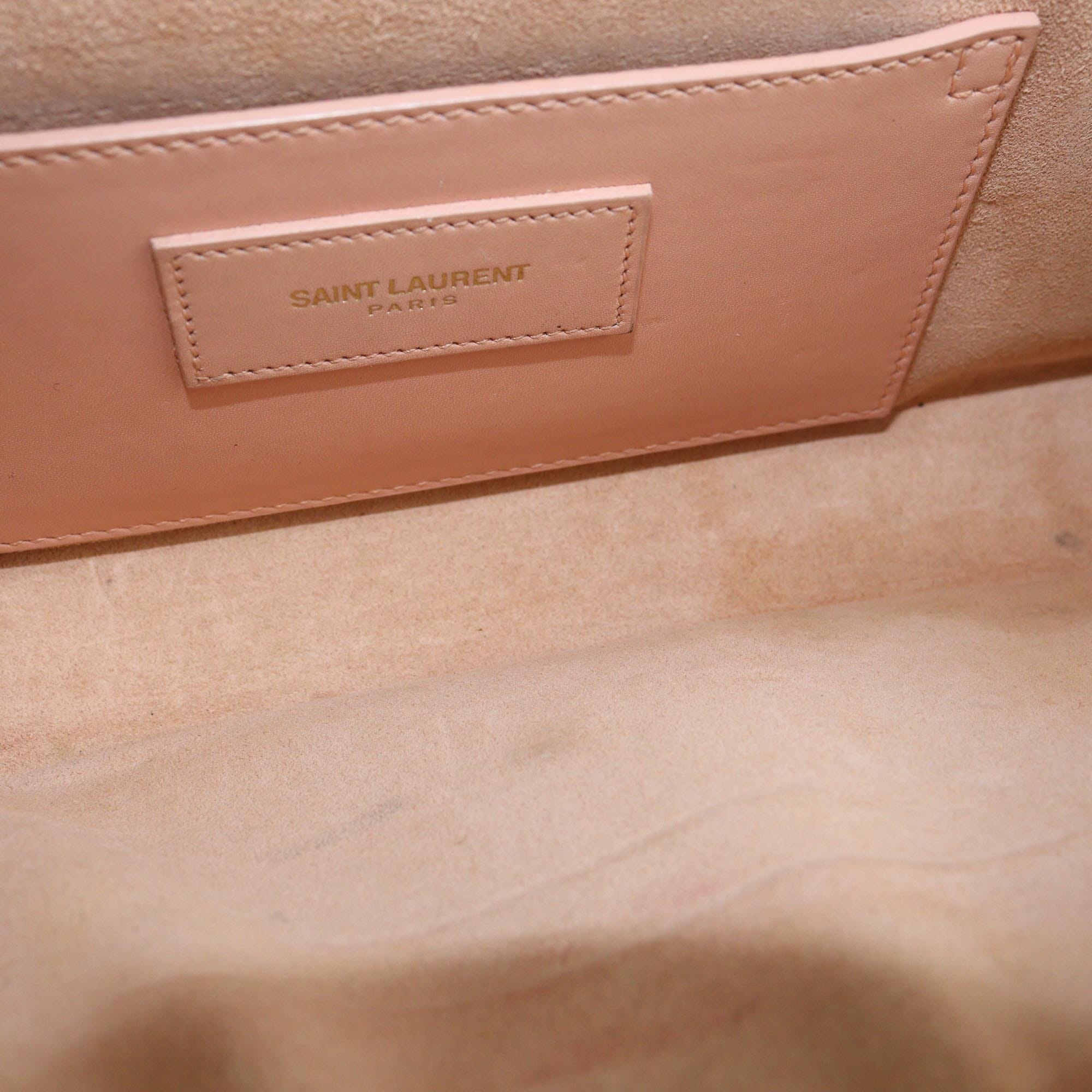 Saint Laurent Peach Kate Clutch Womens Saint Laurent 