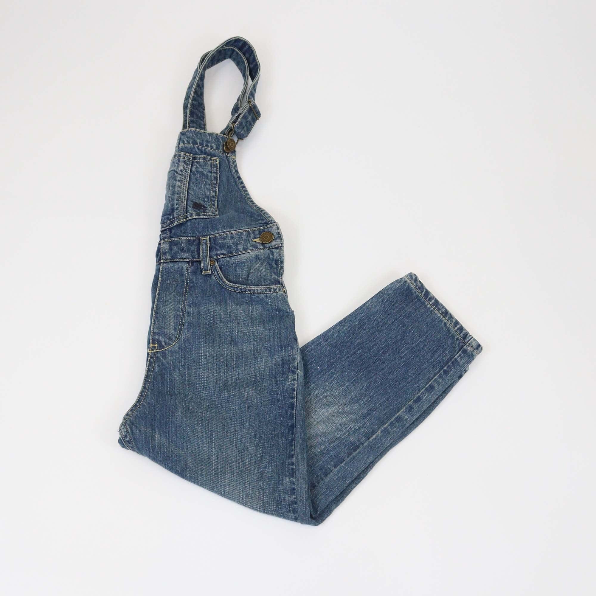 Burberry Kids True Indigo Denim Jumpsuit Kids Burberry Kids 